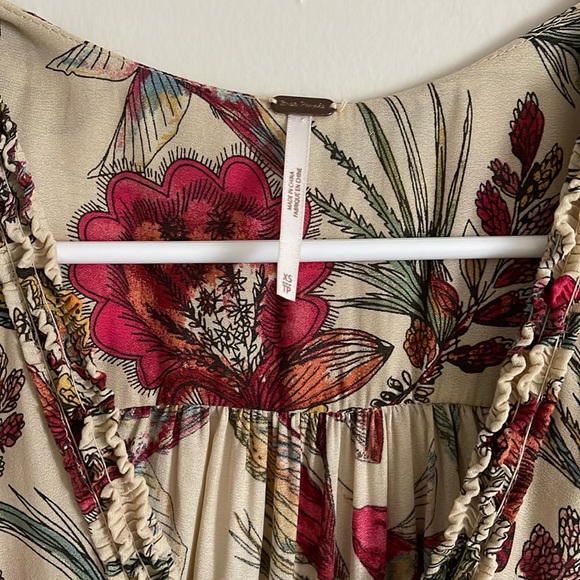 NEW Free People Purple Haze Printed Tunic Top - Picture 3 of 4